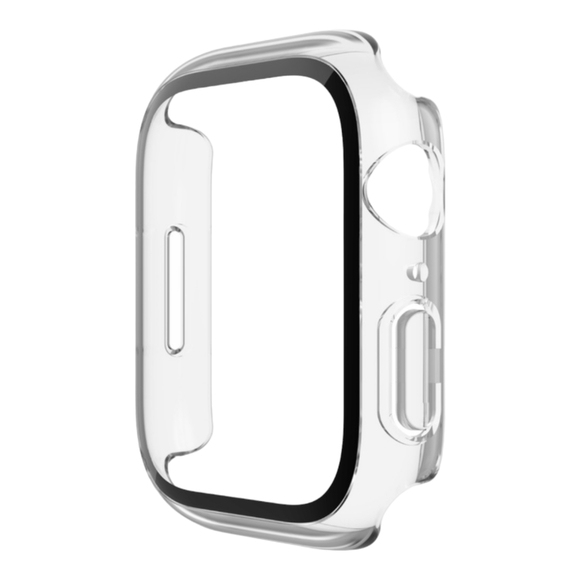 TemperedCurve 2-in-1 Treated Screen Protector + Bumper for Apple Watch Series 8 - Picture 8 of 10